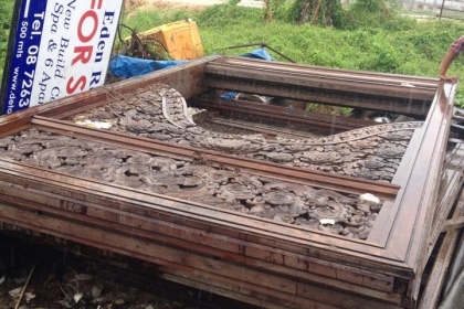 ไม้แกะสลักงานอลังการ