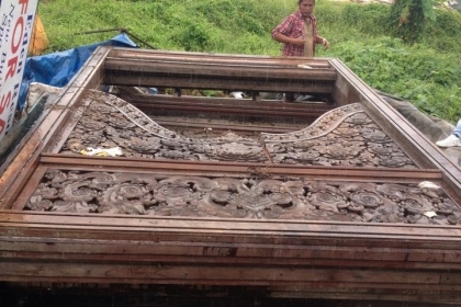 ไม้แกะสลักงานอลังการ