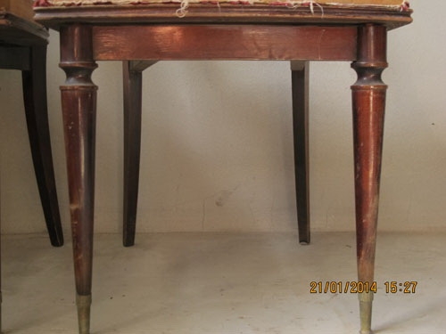 ขายเก้าอี้โบราณฝรั่งเศษแท้ ไม้มะฮอกกานี4ตัว