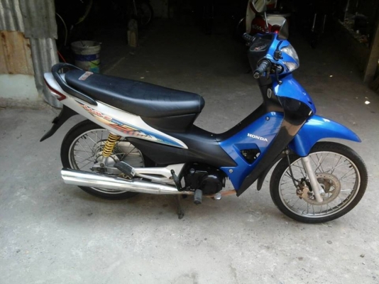 Wave 100 ubox ปี 49 สีน้ำเงิน รถบ้าน เครื่องเดิม แน่น เอกสารครบ