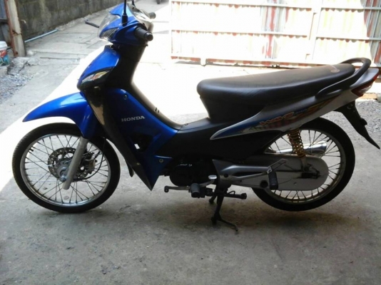 Wave 100 ubox ปี 49 สีน้ำเงิน รถบ้าน เครื่องเดิม แน่น เอกสารครบ