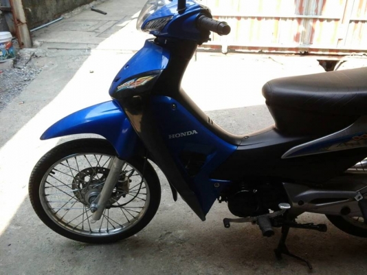 Wave 100 ubox ปี 49 สีน้ำเงิน รถบ้าน เครื่องเดิม แน่น เอกสารครบ