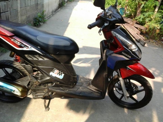 Click i ปี 53 สีแดง ดำ ล้อแม็ค รถสวย เครื่องเดิมๆ