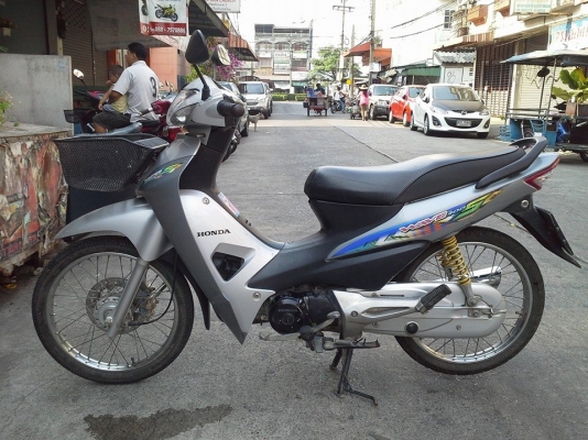 wave 100 ubox ปี 50 สีเทา รถบ้านเดิมๆ เครื่องแน่นๆ ภาษี พรบ. พึ่งต่อ เอกสารครบ