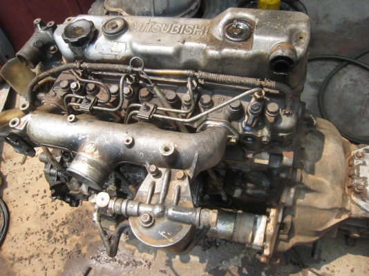 ขายเครื่องยนต์ MITSUBISHI 4D-31 พร้อมเกียร์