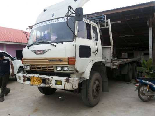 ขายรถHINOสิบล้อเพลาเดียว รหัสเลขแคซซี KT925  เลขเครื่อง HO7C  ทิฟฟี่เพาเวอร์ มีแอร์ ยางดี แคซซีสวย เอกสารทะเบียนพร้อมโอน