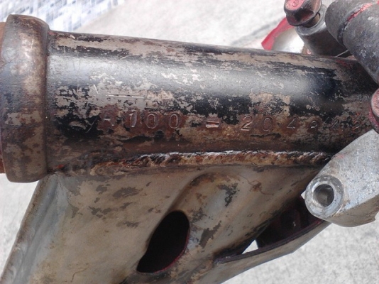 ขายโครง CG/CB/A100 สภาพดีมากไม่ผุ