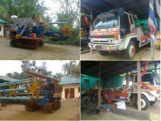 ***ขายแล้วครับขอบคุณ Truck2hand ขายแพ็คคู่ รถเกี่ยว+เทเลอร์ รถเกี่ยวอุ้ม วรพจน์การช่าง ปี2010 รถ4ปี ตัวเดินแบ็คโฮ200 อุ้มเลสปรับระดับ 2.5ตัน เครื่องISUZU 6HH1 200 เทอโบ ปั้มไดกิ้นแยก เบอร์ 23 เครื่องแน่นแรง ดี ปั้มดี ช่วงล่าง80\% โซ่หนา ใบแทรกดี รถทำงานปกต ***ขายแล้วครับขอบคุณ Truck2hand ขายแพ็คคู่ รถเกี่ยว+เทเลอร์ รถเกี่ยวอุ้ม วรพจน์การช่าง ปี2010 รถ4ปี ตัวเดินแบ็คโฮ200 อุ้มเลสปรับระดับ 2.5ตัน เครื่องISUZU 6HH1 200 เทอโบ ปั้มไดกิ้นแยก เบอร์ 23 เครื่องแน่นแรง ดี ปั้มดี ช่วงล่าง80\% โซ่หนา ใบแทรกดี รถทำงานปกต