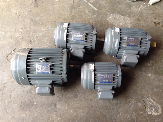 ขายเหมา มอเตอร์ Teco 4 ตัว ขนาด 5 HP. 1 ตัว / 2 HP. 2 ตัว / 1 HP. 1 ตัว สภาพสวยมาก วิ่งนิ่มทุกตัว รับประกันคุณภาพ ( มีตำหนิขาตั้งแตกรูน็อต ตัว 5 HP กับ 2 HP/1ตัว ตัวละ 1 รูครับ  ) หรือแยกขายได้ครับ