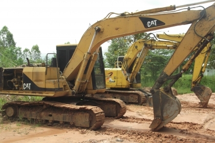 ขาย แบ็คโฮ cat e120b (มี VDO)