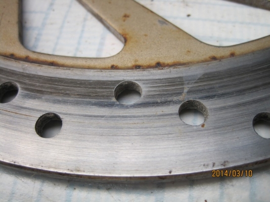 จานดิสน์เบรคหน้า4รู KR,Serpico หนาๆไม่เป็นร่องไม่คด 300 (รวมส่ง)