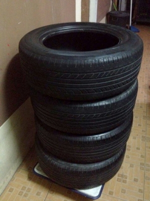 ยาง 4เพิ่งถอดจากแม้ก