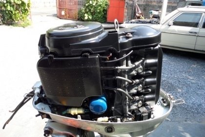 ขาย เครื่องเรือ HONDA 45 แรง 4 จังหวะสตาร์ทไฟฟ้านำเข้าจากญี่ปุ่น เครื่องยนต์ติดง่ายเดินดี ราคา 65,000