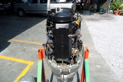 ขาย เครื่องเรือ HONDA 45 แรง 4 จังหวะสตาร์ทไฟฟ้านำเข้าจากญี่ปุ่น เครื่องยนต์ติดง่ายเดินดี ราคา 65,000