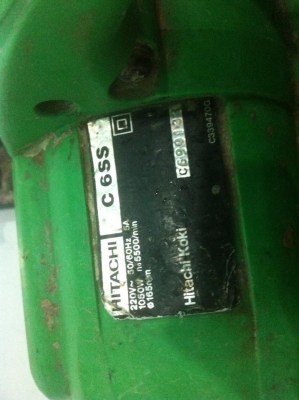 เลื่อยวงเดือนHITACHI C 6SS สภาพใหม่ ราคาถูก