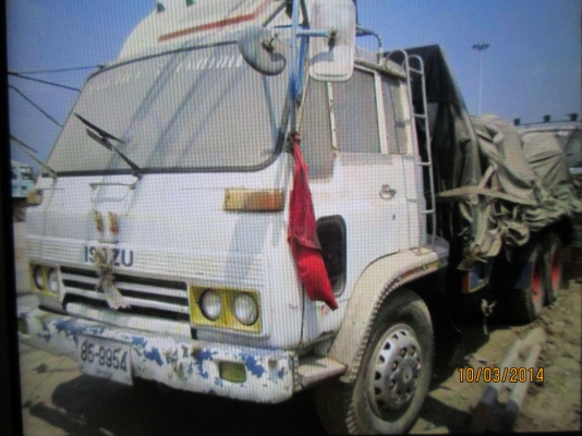 ISUZU-10ล้อ1เพลาเครื่อง6BD-พื้นเรียบ-สภาพสวยพร้อมใช้-ราคา460.000บ