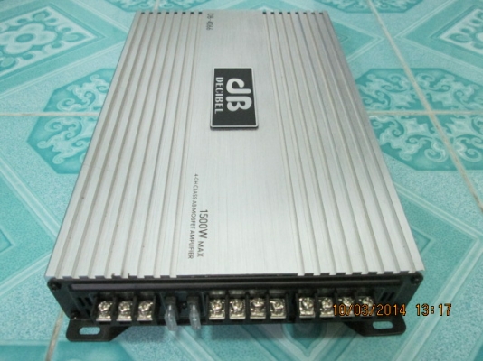 แอมป์4chdb สภาพใหม่มาก แรงๆเสียงดี ขาย1950บาท