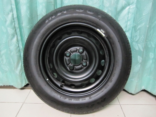 ขายล้อกะทะพร้อมยางป้ายแดง Nissan March ขอบ 14 ขายล้อกะทะพร้อมยางป้ายแดง Nissan March ขอบ 14