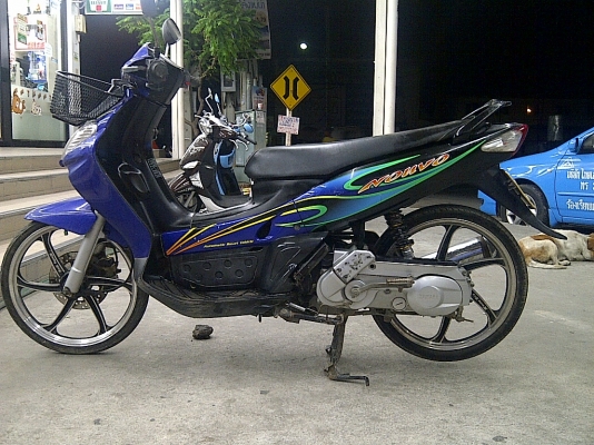 +++ขายนูโวตัวเก่าเครื่องเดิมๆเงียบๆแต่ท่อผ่า มีล้อdidแถมให้1คู่พรบเอกสารครบ18999บ++++