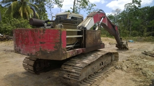 แบคโฮ200 SUMITOMO 280EA-3061 เครื่องแน่น เอวแน่น โซ่เต็ม เฟมก็ยังสวยดี.ใช้งานอยู่...รถนายก อบต.