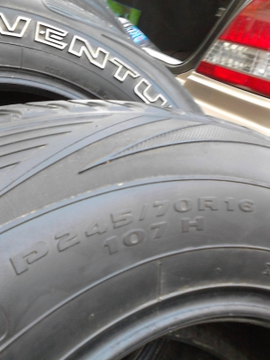 245/70R16 MARSHAL ROAD VENTURE APT มี 3 เส้น TEL.081-427-3941