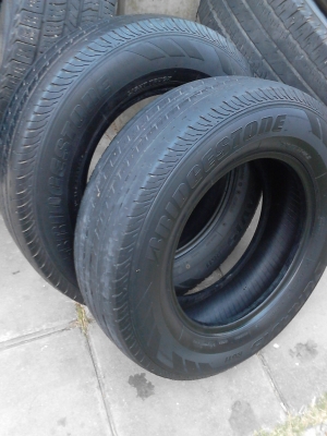 BRIDGESTONE DURAVIS R611  มี 2 เส้น ดอกยางหนาลึกทั้งคู่ TEL.081-427-3941