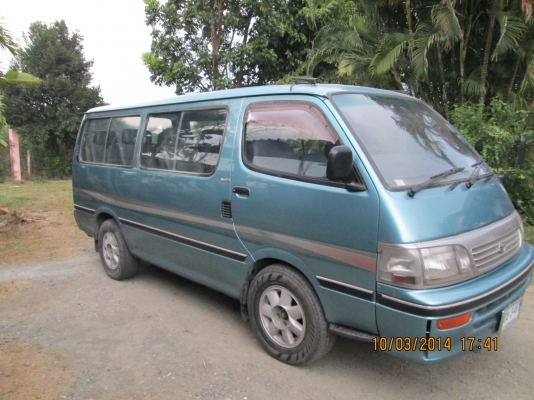 ขายรถตู้หัวจรวด ปี 95 พวงมาลัยเพาเวอร์ สภาพดีมาก (ชลบุรี)