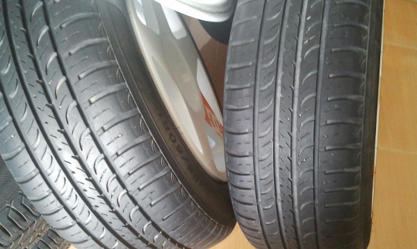 DC TM105 15X7.5 4/100 งานk speed ยางสวย