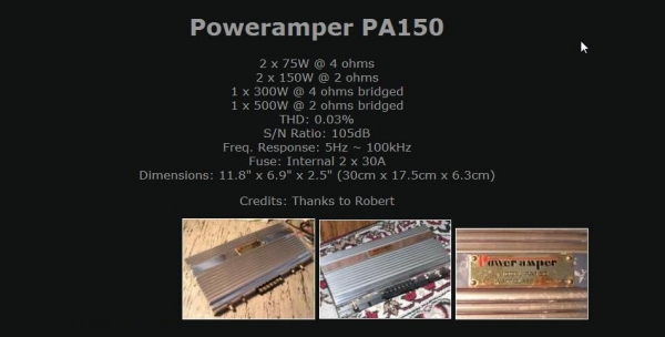 แอมป์ คลาสA 2CH poweramper pa150