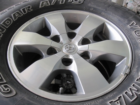 แม็ก+ยาง หลายชุด กันชนสามเขาอลูมิเนียม