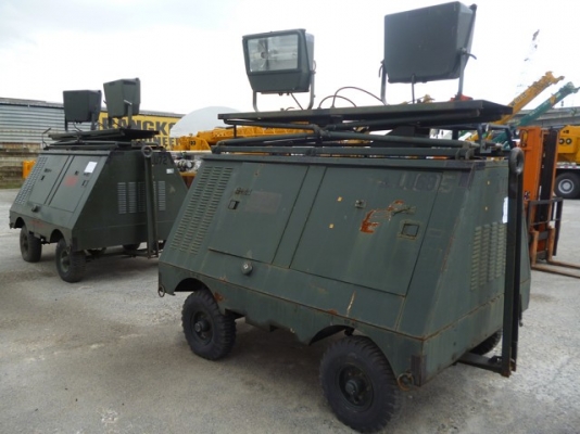 ขายด่วนเครื่องปั่นไฟพร้อมไฟสนาม lot ใหม่มาอีก 2 ตัว