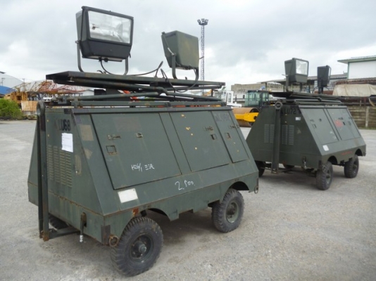 ขายด่วนเครื่องปั่นไฟพร้อมไฟสนาม lot ใหม่มาอีก 2 ตัว