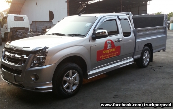 ISUZU DMAX CAP ติดตั้งลิฟท์ขนถ่ายสินค้า