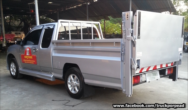 ISUZU DMAX CAP ติดตั้งลิฟท์ขนถ่ายสินค้า