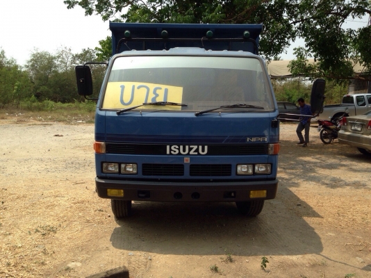 ISUZU  NPR  115แรงม้า  6ล้อดัมๆสามมิตรเอฟหลัง