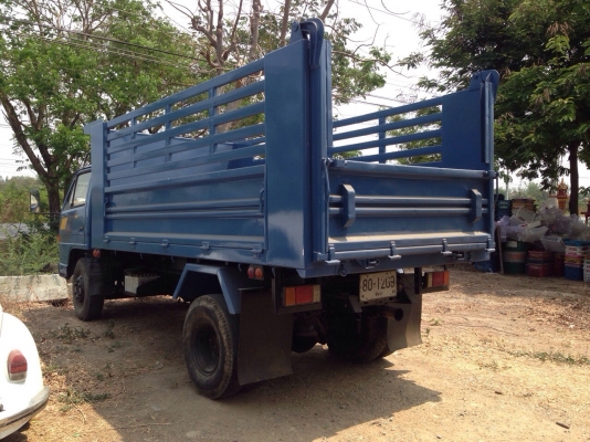 ISUZU  NPR  115แรงม้า  6ล้อดัมๆสามมิตรเอฟหลัง