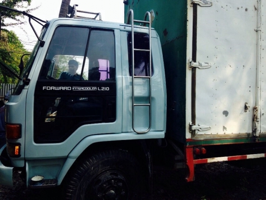 ขายด่วน  580.000 ร็อกกี้ 6ล้อใหญ่ ตู้แห้ง 10บาน ยาว6.20ม.  แอร์ ทิฟฟี่ เพาวเวอร์ ยางดี