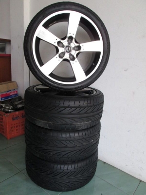 ขายล้อmazda RX8 ขอบ 18 + ยาง Hankook