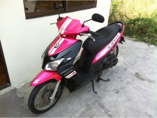 ขายhonda click play 110 สีชมพูดำ รถบ้านเดิมๆ