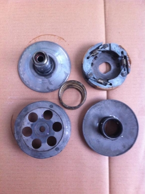 ขายชุดครัชหลัง มีโอ ฟีโน่ ผ้าคลัชเดิม ยกชุด