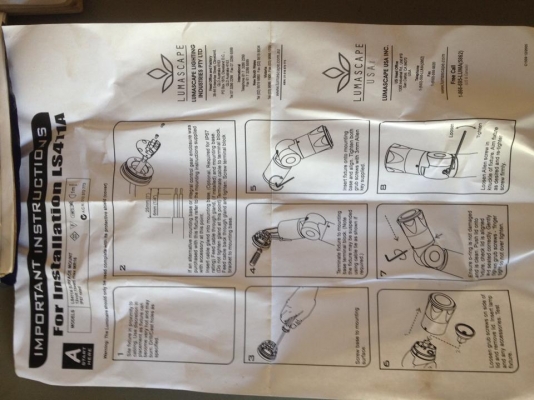 ขายชุดโคมไฟติดผนัง มี2ชุด lumascape usa แท้ คับขายถูกๆ