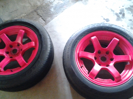 TE37 หน้า 17 หลัง18 พร้อมยาง TE37 หน้า 17 หลัง18 พร้อมยาง