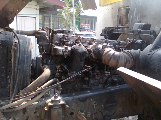 เทนเลอร์บรรทุกรถเกี่ยวข้าว MITSU 527 เครื่อง 190แรง