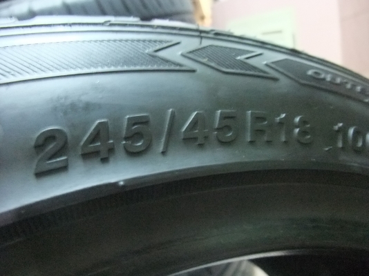 ยางจีน 245/45/18 ปี12 มีคู่เดียว สภาพสวย ปีใหม่ ดอกหนา