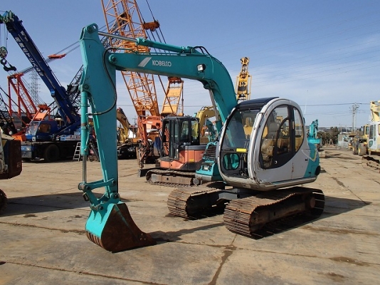 ขายด่วน KOBELCO SK60-2   MARK V   นำเข้าจากญี่ปุ่น 3000   ชม.  อาร์มพิเศษ  ใบแทรค 60  สวยมากๆๆๆ
