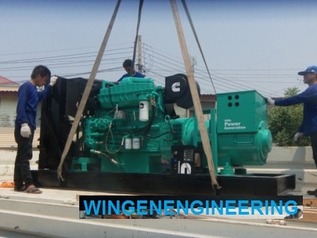 ขายเครื่องปั่นไฟ CUMMINS USA. 300 KVA.