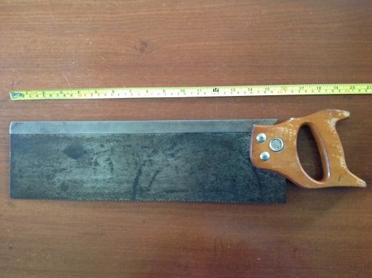 ขายเลื่อยปังตอโบราณ WARRANTED SUPERIOR 20"