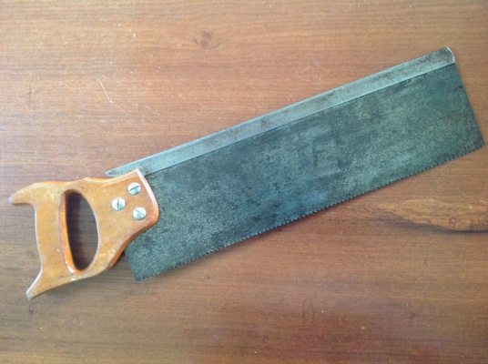 ขายเลื่อยปังตอโบราณ WARRANTED SUPERIOR 20"