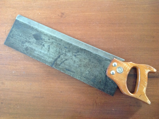 ขายเลื่อยปังตอโบราณ WARRANTED SUPERIOR 20"