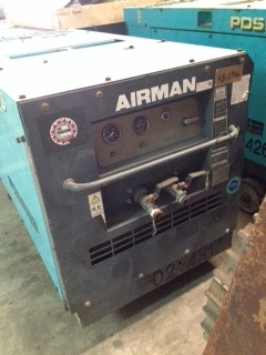 เครื่องปั๊มลม Airman PDS90S #71-5B11964 ชัวโมงการทำงานน้อย สินค้าตั้งโชว์ที่โกดังเราในไทยค่ะ